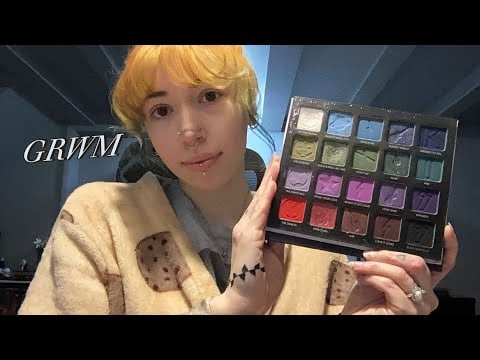GRWM & Makeup Tutorial ASMR | Whispering