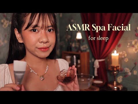 Spa Facial di Rumah 🌿 Bikin Glowing dan Ngantuk | ASMR Indonesia