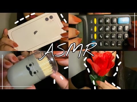 ASMR Triggers In Random Items (No Talking)