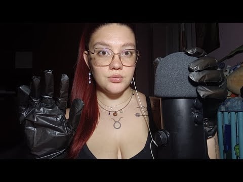 SATISFYING GLOVE SOUNDS 😴💜 | ASMR ITA