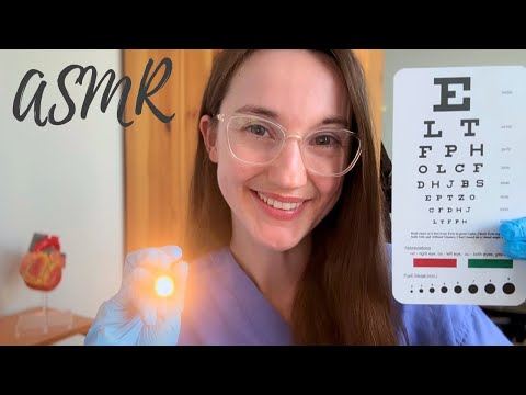ASMR Classic Eye Exam Roleplay 👁️ ✨ Eye Test, Colour Vision Test & Follow the Light ✨