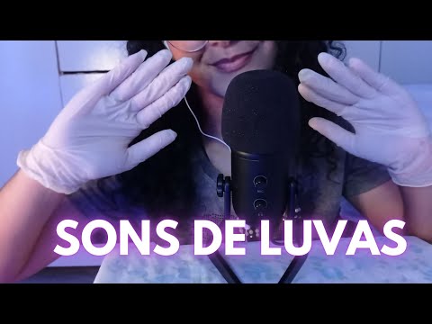 ASMR- Sons de luva de látex no seu rosto