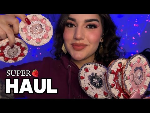 ASMR SUPER HAUL DE MAQUILLAJE 🌸 Nueva Colección de Flower Knows🍓