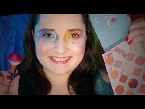 Doing Your Pride Makeup 🌈 [ASMR] Role Play 🏳️‍🌈
