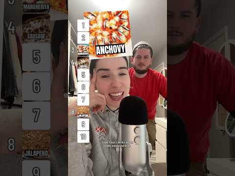 ASMR | Ranking Pizza Toppings W/ My Husband 🍕
