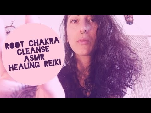 CHAKRA BALANCING ASMR. Root Chakra cleanse. Healing Distance Reiki. Affirmations