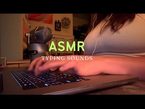 ASMR Keyboard Typing Sounds *Relaxing*