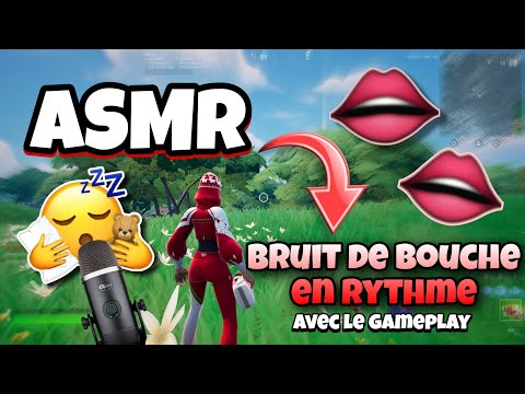 ASMR Français • BRUITS DE BOUCHES TRÈS PUISSANTS EN RYTHME AVEC LE GAMEPLAY SUR FORTNITE 😴👄