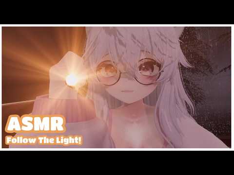 【ASMR Vrchat】Follow The Light!  ♥ visual triggers ♥ No talking ♥ Storm sounds