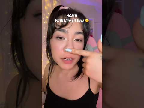 ASMR with closed eyes #fastasmr #followmyinstructions #asmrvideos #tingles #oodlysatisfying