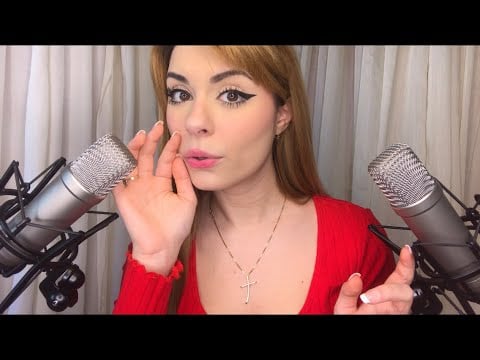 ASMR Français Chuchotements PRÈS DU MICRO ♡  affirmations positives, inaudible ♡ BINAURAUX, sk, tk