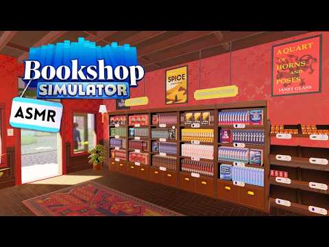 Opening My Relaxing ASMR Bookshop 📖 Bookshop Simulator