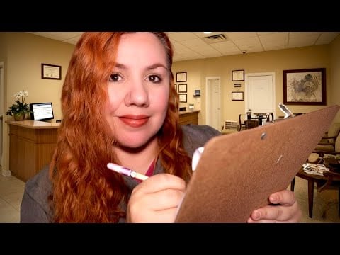 ASMR Medical Receptionist for Your FACE Treatment Roleplay
