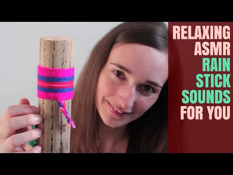 Soft ASMR Rain stick Sounds With Tapping, Scratching, Whispering & Soft Speaking
