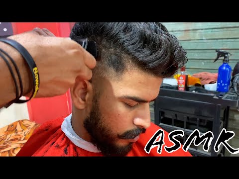 ASMR Relaxing Haircut | By Barber Sameer | Professional Scissor And Trimmer Cuts✂