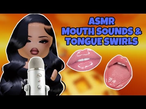Roblox ASMR ☆ MOUTH SOUNDS AND TONGUE SWIRLS, sleep after your thanksgiving meal ὺ.ύ