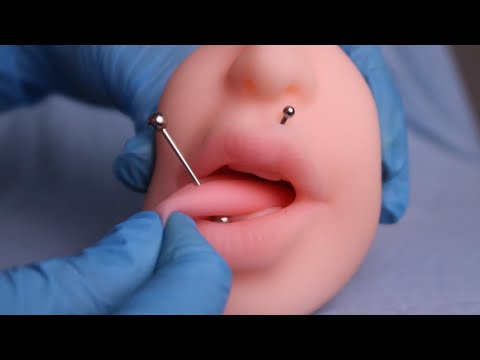 ASMR: COLOCANDO PIERCING NA LINGUA!