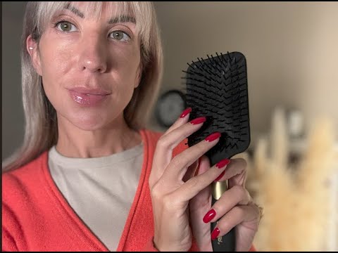 ASMR Taking Care of You Before Bed 💤Hair Brushing / Personal Attention