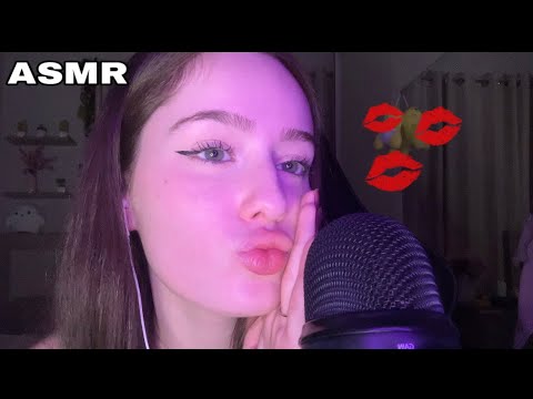 ASMR te dando BEIJINHOS até você DORMIR! 💋(sons de boca delicados)