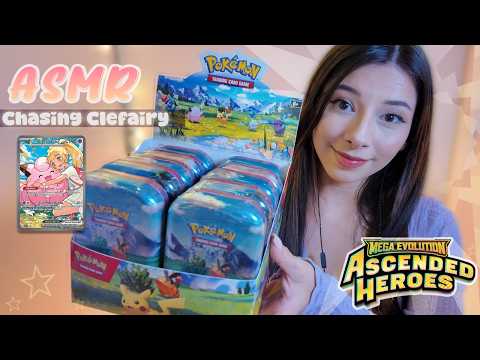 ASMR ✨ New Ascended Heroes Tin - Rare Pulls Included! ✨