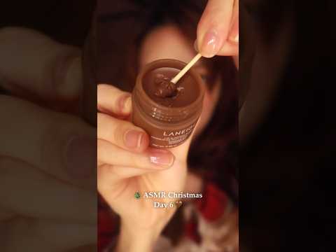 Sweet chocolate pamper 🍫🤎 #asmr #asmrchristmas #asmrskincare