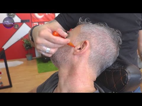 ASMR BARBER MASSAGE | DOES YOUR BARBER DO MASSAGE ? (asmr head massage, asmr ear massage..)
