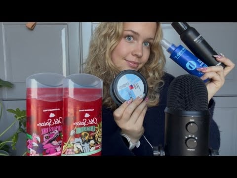 ASMR on boyfriends products 🧴👱🏼‍♂️ 𑣲⋆