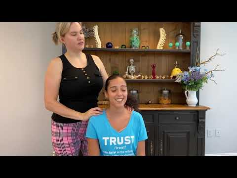 Reaching the Deep Knots! Sounds of Back CRUNCHES and Skin Brushing