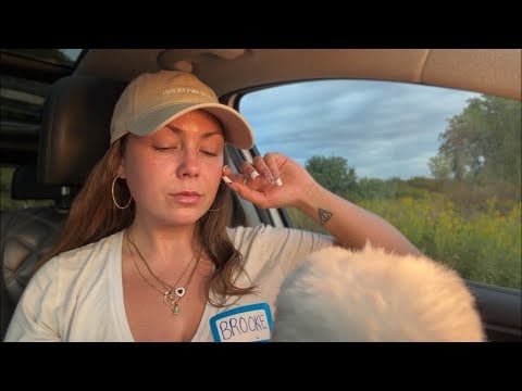 asmr/ mystery trinket trade UNBOXING at sunset 🌅🌳 