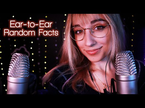 ASMR | Whispering Random Facts in Your Ears! (Close Ear-to-Ear)