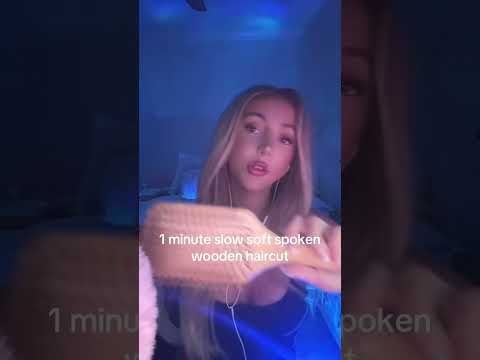 ASMR soft spoken haircut  #tingles #triggersforsleep #relax #relax
