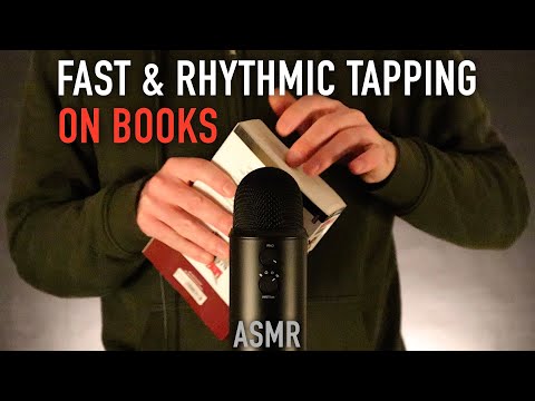 ASMR Fast & Rhythmic Tapping On Books (Comics & Mangas) No Talking