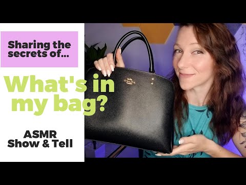 ASMR | What's in my bag? 💼✨💖 * background *sleepy *tingles*