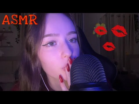 ASMR TE DANDO BEIJINHOS ATÉ VOCE CAIR NO SONO! 💋