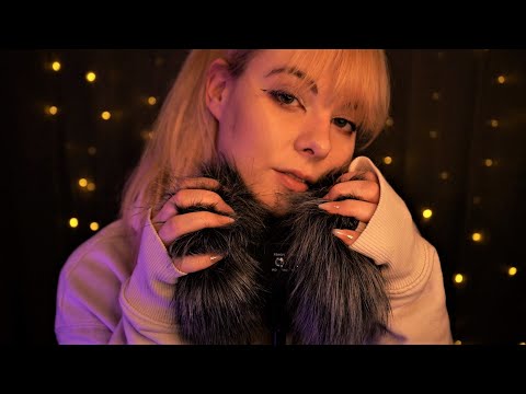 ASMR | extra cozy Fluffy Scratching & Subtle Breathing - no talking, Fuzzy Mic