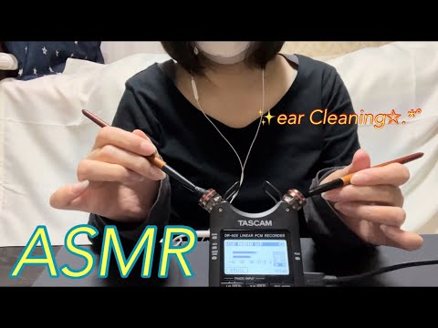 【ASMR】いつもよりちょこっと激しめのジャリジャリ･カリカリが最高に気持ちがいい耳かき☺️ Ear cleaning that feels more intense than usual😆