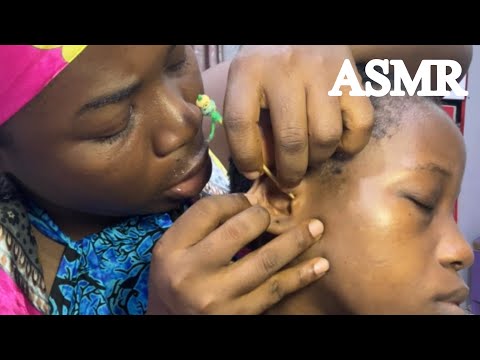 ASMR✨EAR CLEANING IN AFRICA 🇳🇬 