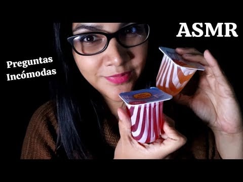 ASMR comiendo Gelatina mientras respondo sus preguntas incómodas 👀