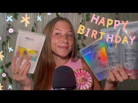 ASMR What I Got for My Birthday 🎀 Haul