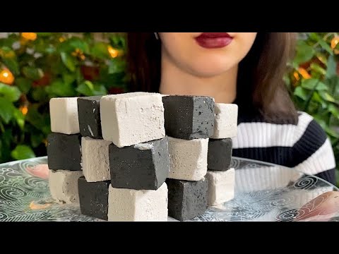 Лагерь мелоежек🏕Черно-белые кубики/Black and white cubes/黒と白の立方体/ASMR