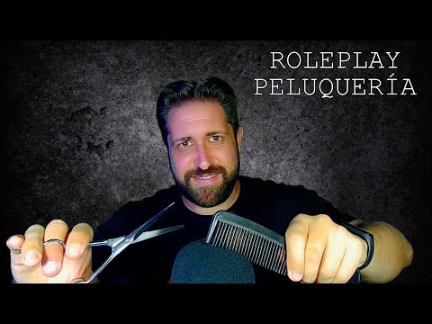 ROLEPLAY en ASMR | TE CORTO EL PELO EN MI PELUQUERÍA✂️​💇‍♂️​