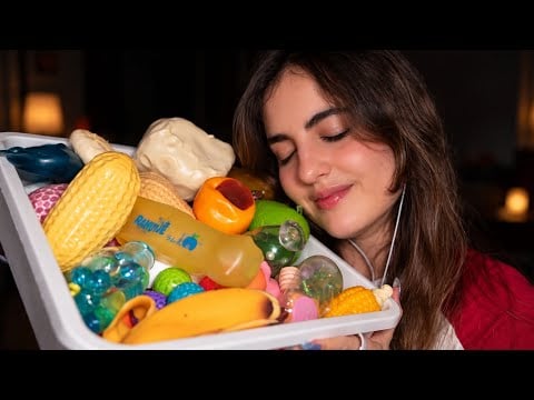 ASMR para DORMIR con MI COLECCIÓN DE SQUISHYS ASMR en español 