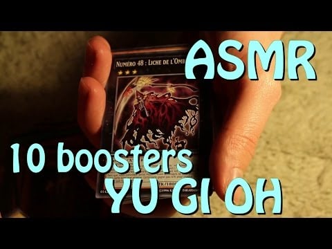 Ouverture de 10 autres boosters Yu Gi Oh [ ASMR ]