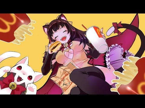 asmr stream #2 🌸 (eating noises, box tapping, whispering, words of affirmations, drinking)