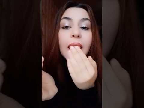 #asmr  spit painting your face fast