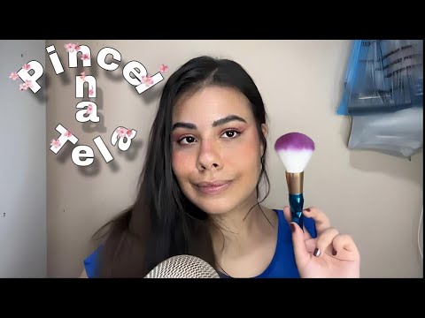 ASMR Visual com Pincel tela - Relaxamento imediato