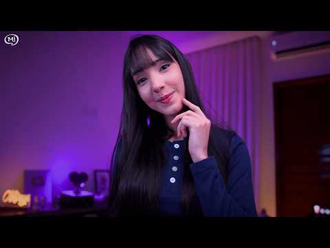 ASMR para pessoas que precisam dormir cedo [sussurrei e escrevi palavras mágicas] ✨4K 