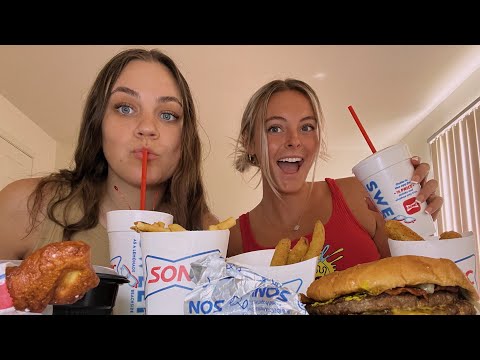 ASMR | SONIC Mukbang with Maggie 👯‍♀️