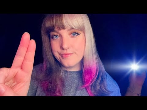 ASMR | EMDR Techniques ~ Binaural Sounds & Light Triggers (to help you relax 😴)