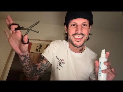Lofi ASMR Haircut and Style (Real Hair)